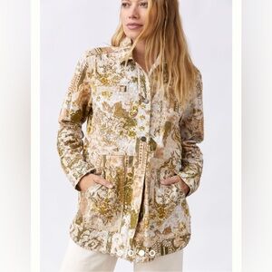 Pilcro The Fielder Denim Shirt Jacket Size S